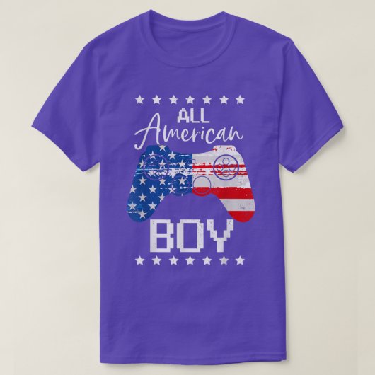 T-shirt Funny Tous les garçons américains 4th juillet Son (Design devant)