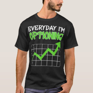 T-shirt Funny Trader Options Trader Débutant Stock