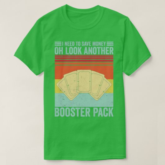 T-shirt Funny Trading Card Jeu TCG Retro Besoin d'enregist (Design devant)
