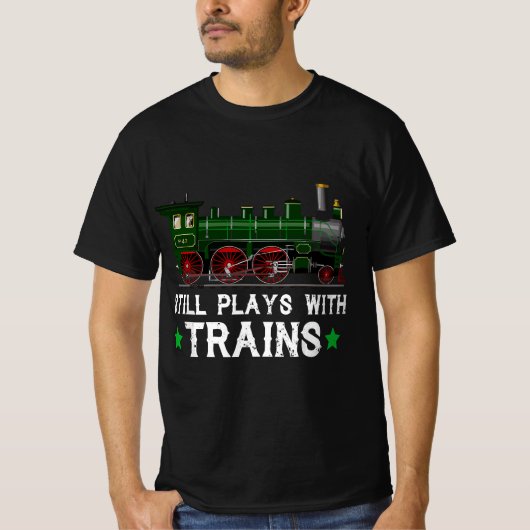 T-shirt Funny Train For Trains Lovers Men Train Engine Dri (Devant)