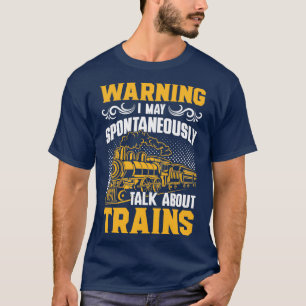 T-shirt Funny Trains Railroad Graphic et les amoureux du c