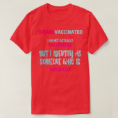 T-shirt Funny Trans Vacciné (Design devant)
