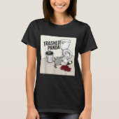 T-shirt Funny Trashed Panda Racoon Gets Drunk  (Devant)