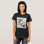 T-shirt Funny Trashed Panda Racoon Gets Drunk  (Devant entier)