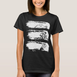 T-shirt Funny Triathlon Swim Bike Run Design Hommes Femmes