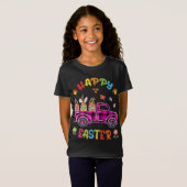 T-Shirt Funny Trois Gnomes tenant l'oeuf Joyeux jour de Pâ (Devant entier)