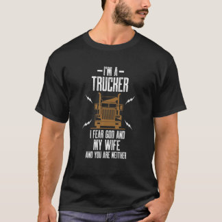 T-shirt Funny Trucker Vintage Truck Driver Don T Shirt