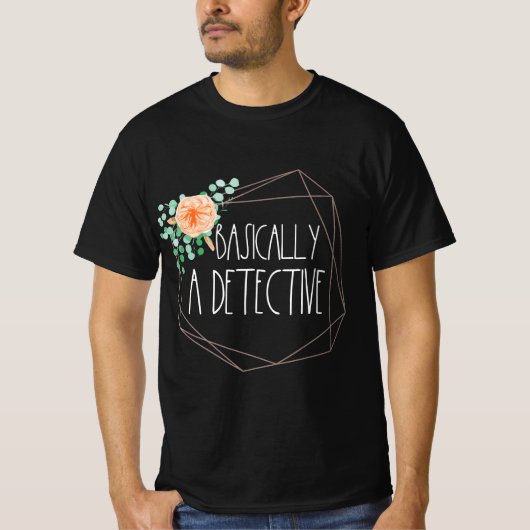 T-shirt Funny True Crime Lover Murder Shows Basically A De (Devant)