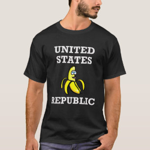 T-shirt Funny Trump Banana Biden Republic USA Républicain 