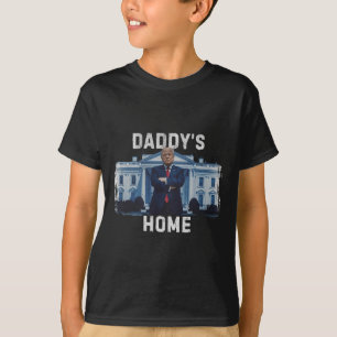 T-shirt Funny Trump Daddy’s Home Maison Blanche 2024 1