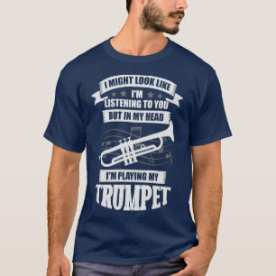 T-shirt Funny Trumpet Player Musique Trumpeter Cadeau