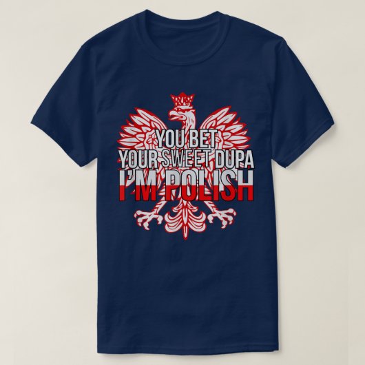 T-shirt FUNNY TU PARIS TON DOUCE SUCRE JE SUIS POLISHPolan (Design devant)
