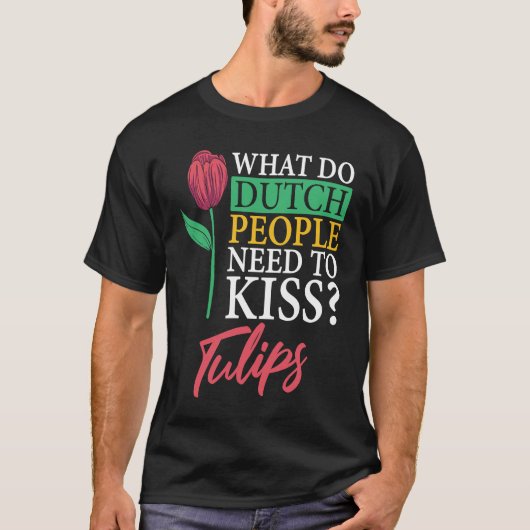 T-shirt Funny Tulip Gardening Garden Gardener Tulips (Devant)