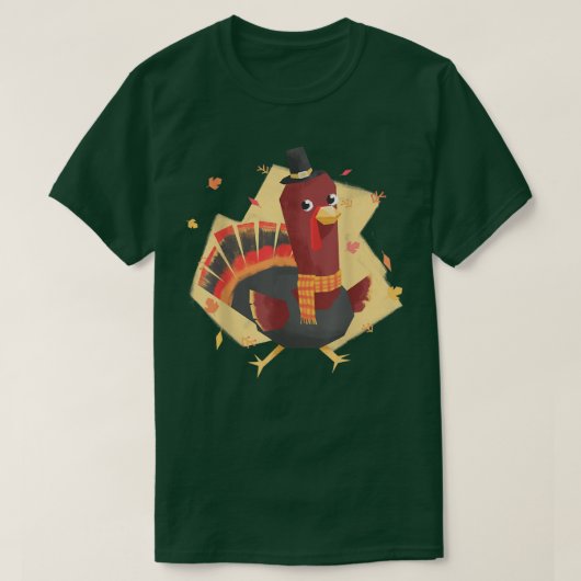 T-shirt Funny Turkey  (Design devant)