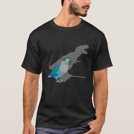 T-shirt Funny Turquoise Vert Jeu Conure T-Rex Dinosau (Devant)