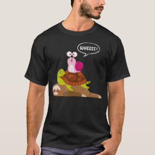 T-shirt Funny Turtle Snail Zoo animal cadeau Lazy Sloth