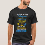 T-shirt Funny Ugly Hanoukka Chanukah Cellphone Menorah<br><div class="desc">Funny Ugly Hanoukka Chanukah Cellphone Menorah</div>