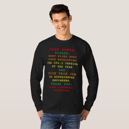 T-shirt Funny Ugly Sweater Programmer 2021 Noël (Devant entier)