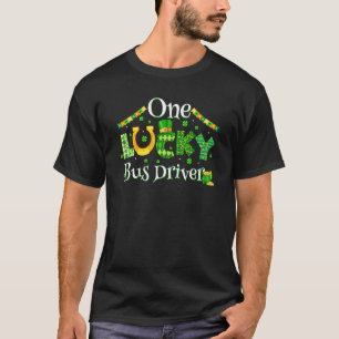 T-shirt Funny Un Chanceux Chauffeur De Bus Jour de la Sain