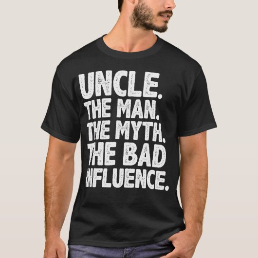 T-shirt Funny Uncle Design For Uncle Men First Time Uncle (Devant)