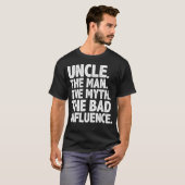 T-shirt Funny Uncle Design For Uncle Men First Time Uncle (Devant entier)