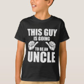 T-shirt Funny Uncle Design For Uncle Men First Time Uncle (Devant)