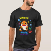 T-shirt Funny Uncle Shark Doo Doo Oncle Shark Birthday Gro (Devant)