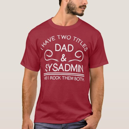 T-shirt Funny Uni Sysadmin Linu Shell Daddy Premium (Devant)