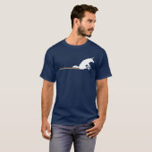 T-shirt Funny Unicorn Pooping Rainbows (Devant entier)