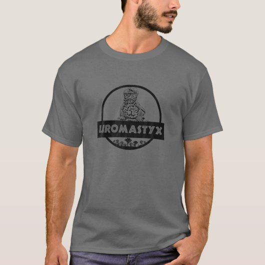 T-shirt Funny Uromastyx Dino I mignon Agame Tee (Devant)