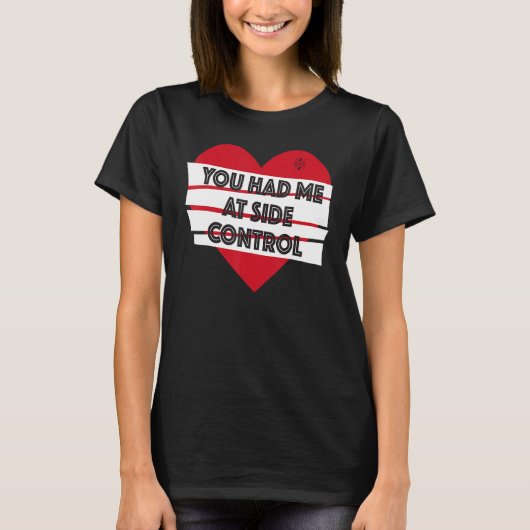 T-shirt Funny Valentine Jiu Jitsu You Had Me At Side Contr (Devant)