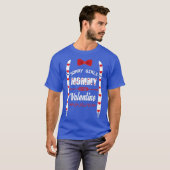 T-shirt Funny Valentines Day Bow Cravate Présente Pour Vot (Devant entier)