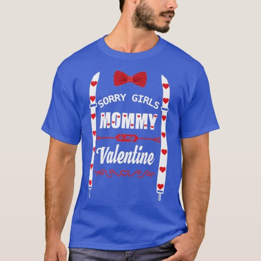 T-shirt Funny Valentines Day Bow Cravate Présente Pour Vot (Devant)