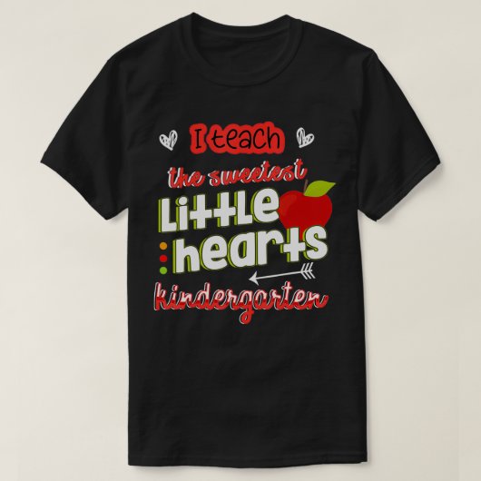 T-shirt Funny Valentines Day Kindergarten Enseignante Femm (Design devant)