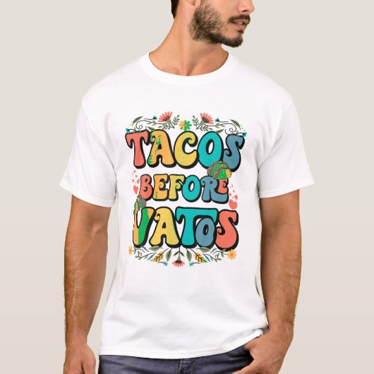 T-shirt Funny Valentines Day Tacos (Devant)