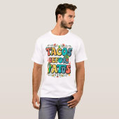 T-shirt Funny Valentines Day Tacos (Devant entier)