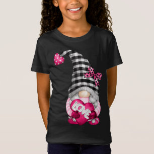 T-Shirt Funny Valentines Jour Correspondant Fille Gnome Et