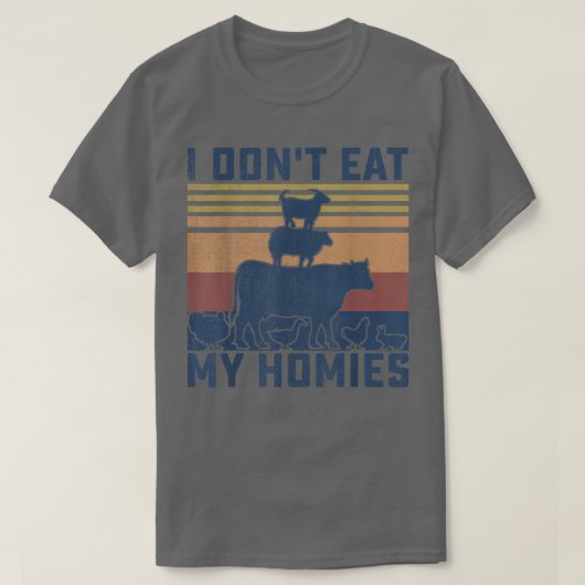 T-shirt Funny Vegan (Design devant)