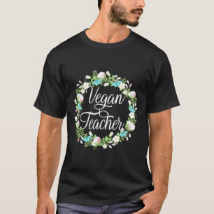 T-shirt Funny Vegan enseignant Amoureux des animaux