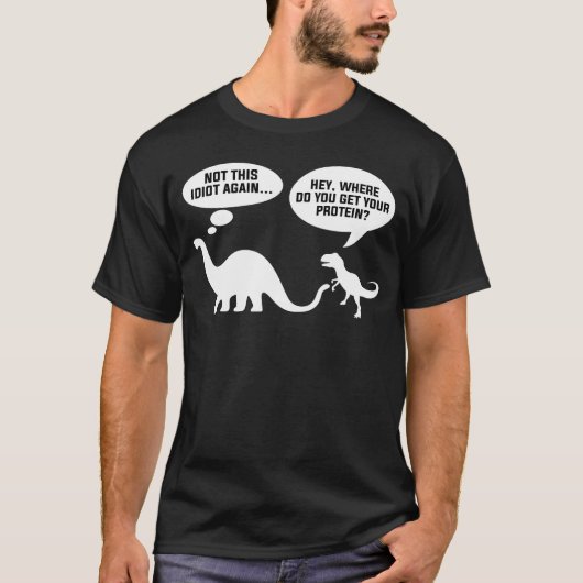 T-shirt Funny Vegan Men (Devant)