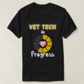 T-shirt Funny Vet Tech in Progress Venin for Future Veteri (Design devant)