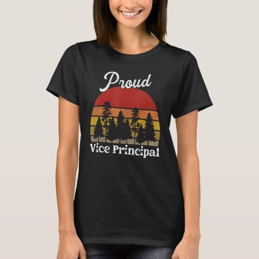 T-shirt Funny Vice Principal Shirts Job Title Professions (Devant)