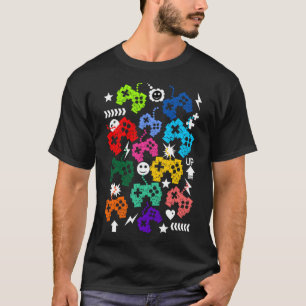 T-shirt Funny Video Game Controller pour Gamers Garçons En