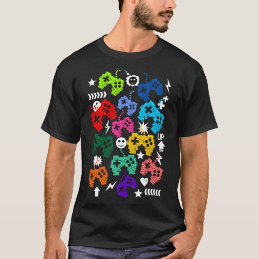 T-shirt Funny Video Game Controller pour Gamers Garçons En (Devant)