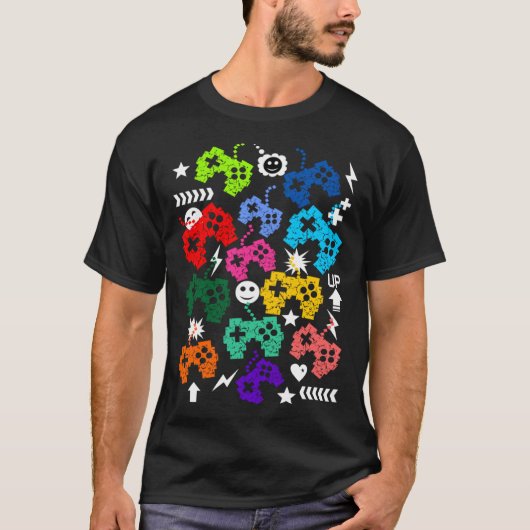 T-shirt Funny Video Game Controller pour Gamers Garçons En (Devant)