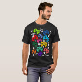 T-shirt Funny Video Game Controller pour Gamers Garçons En (Devant entier)