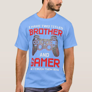 T-shirt Funny Video Gamer Vintage Games Gaming For Boys Br