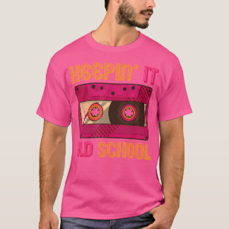 T-shirt Funny Vieux Hip hop de l'école Cassettes Drôle Rap