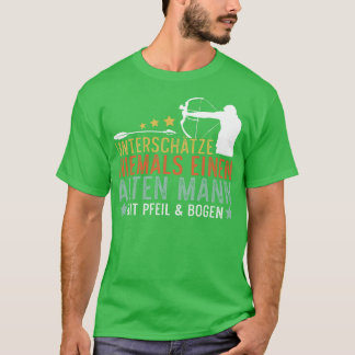 T-shirt Funny Vieux Homme tir à l'arc