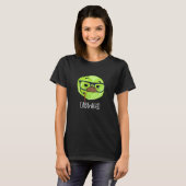 T-shirt Funny Vieux Veggie Vieux Cabbage Pun Dark BG (Devant entier)